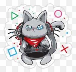Kepomao - Cat Gamer png