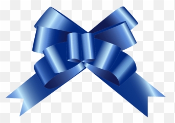 Bow Blue - Origami Png,Blue Ribbon Png