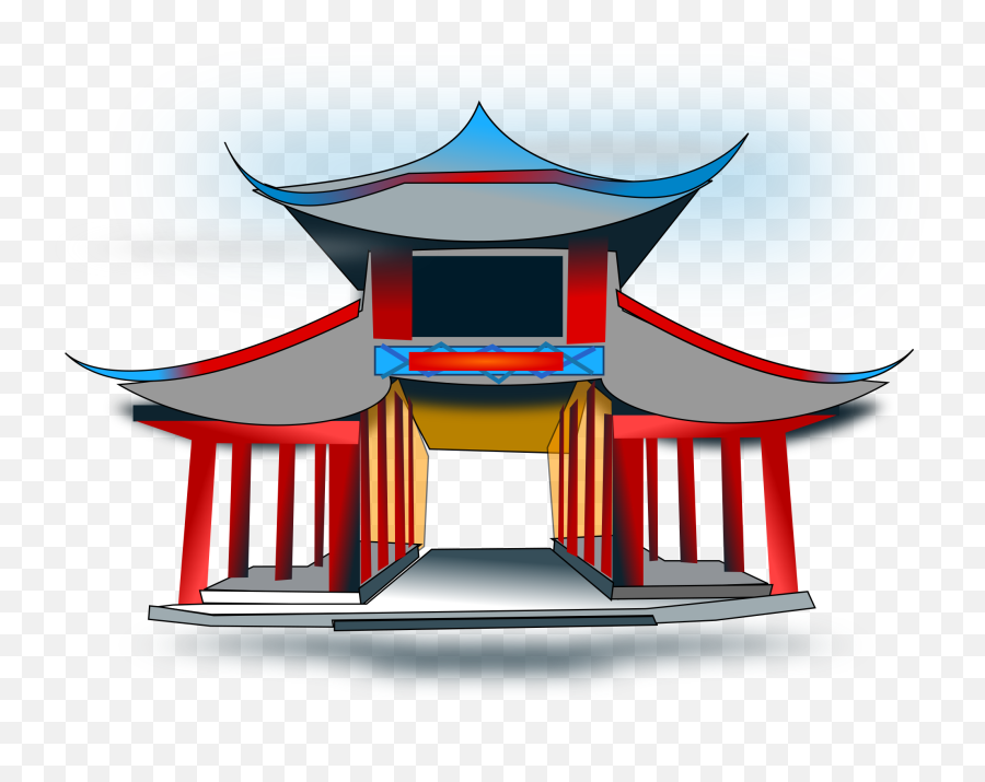 Chinese Architecure Png Clip Arts For - Chinese Temple,Chinese Png