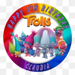 Trolls - Invite To Birthday Full Size PNG Download 4th Shirt