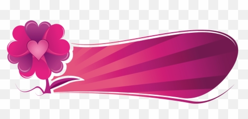 Free Love Banner Png With Transparent Background - Banner Coração Png