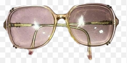 Purple Gold Sunglasses Polyvore - Png Aesthetic Vintage Glasses