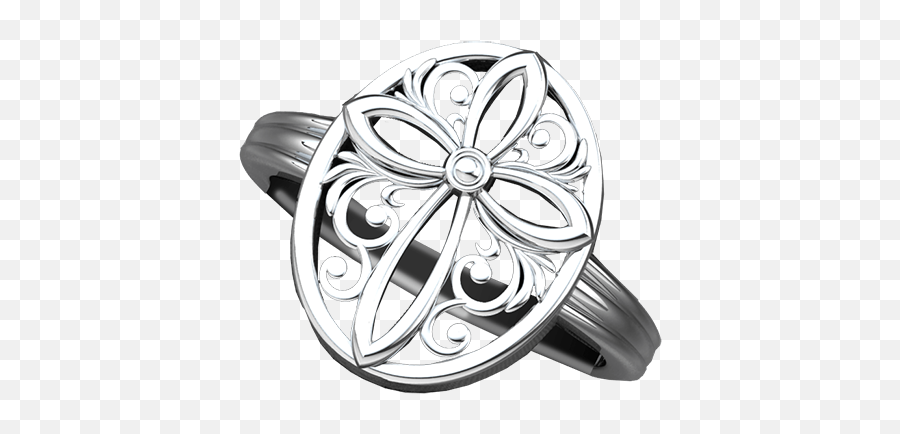 Sterling Silver Ring - Solid Png,Lord Of The Rings Logos