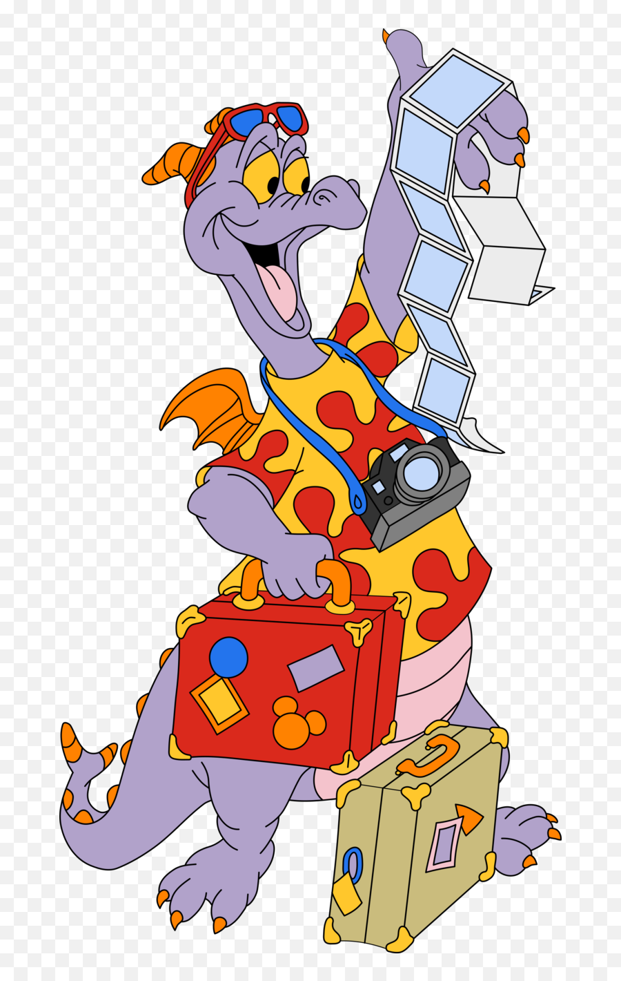 Disney Characters Epcot Clipart - Figment Epcot Png,Disney Characters Png