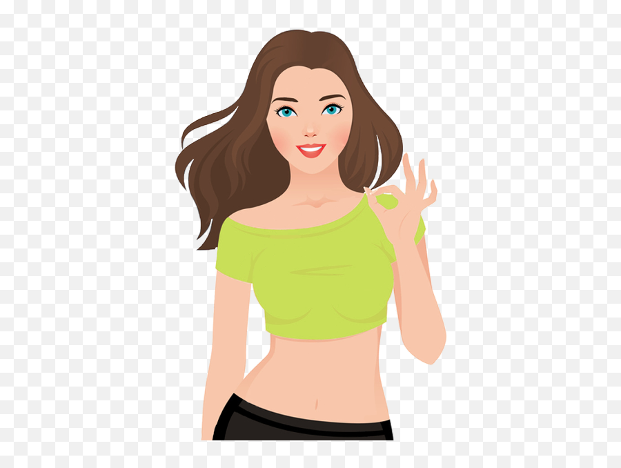 Download Hd Local Company Ingredients - Healthy Woman Healthy Body Cartoon  Png,Cartoon Woman Png - free transparent png images 