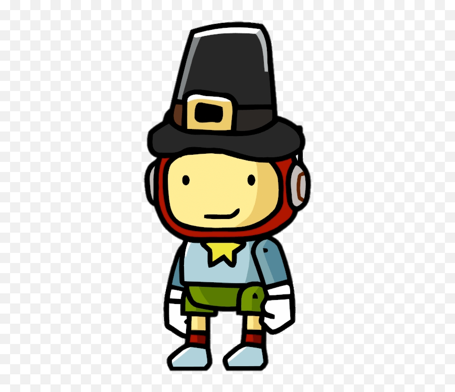 Scribblenauts Maxwell With Pilgrim Hat - Scribblenauts Png,Pilgrim Png