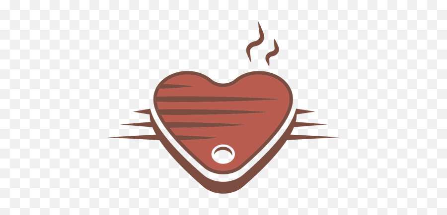 Logotipo De Bistec En Forma Corazón - Descargar Pngsvg Food Lovers Logo,Coraz??n Png