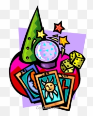 Download Crystal Ball With Tarot Cards - Tarot Png,Tarot Cards Png