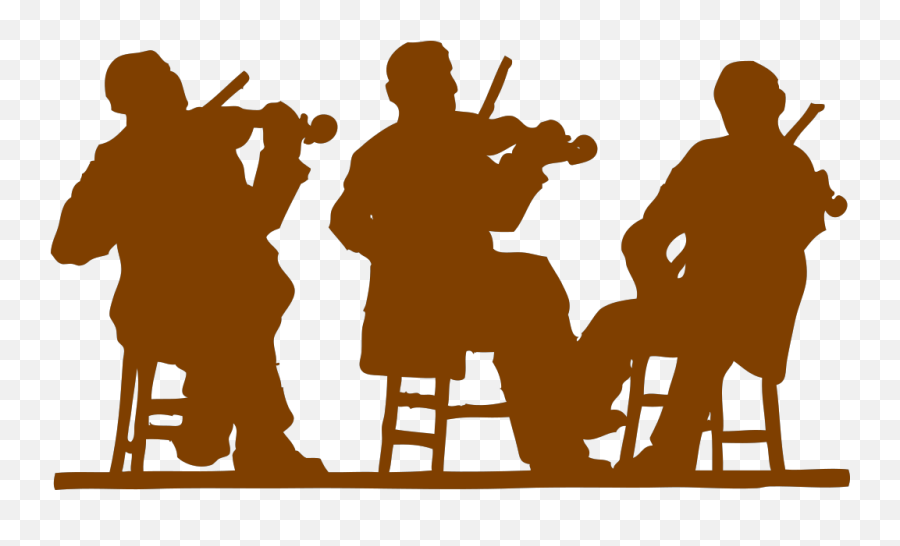 Band Svg Clip Arts Download - People Playing Music Silhouette Png,Band Silhouette Png