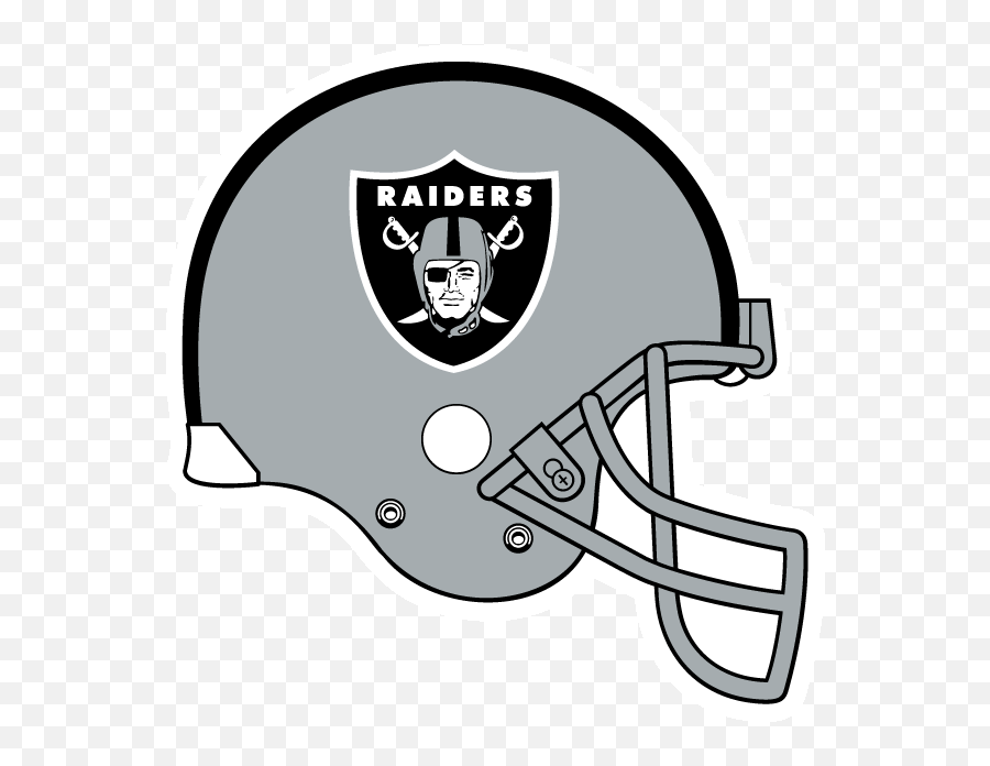 Helmet Clipart Raider Transparent Free For - Oakland Raiders Helmet Logo Png,Raiders Logo Transparent