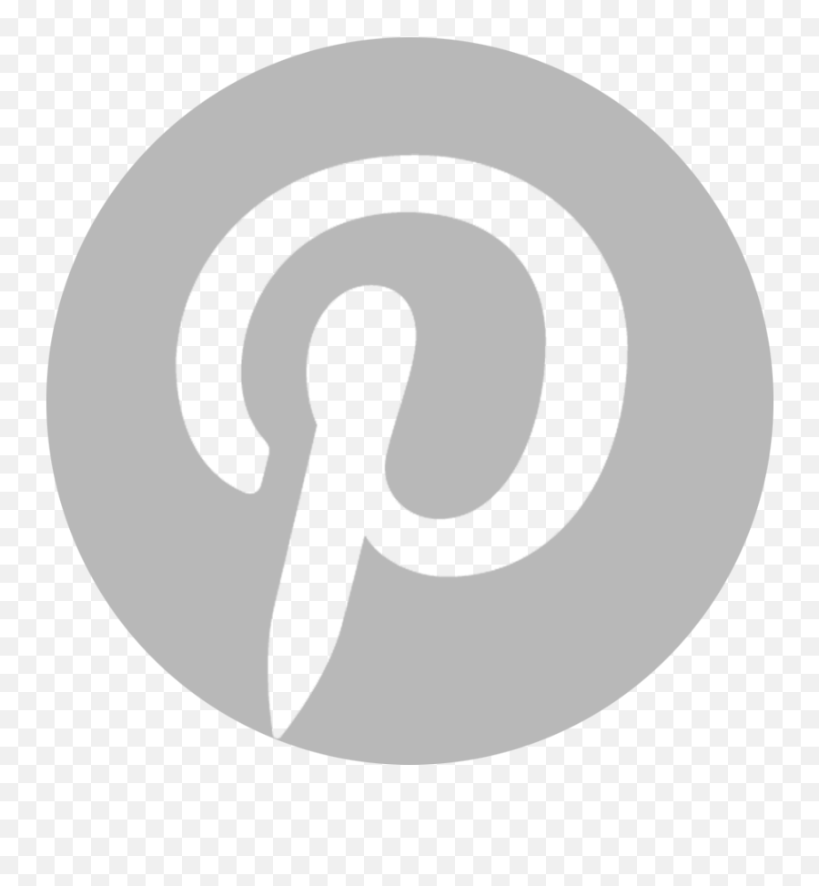 Pinterest Logo Png - Grey Pinterest Icon Png,Pinterest Png