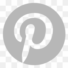 Pinterest Logo Png - Grey Icon Png