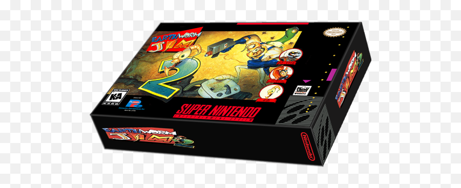 Retrodaze - Gameboxart Site Animated Cartoon Png,Earthworm Jim Logo