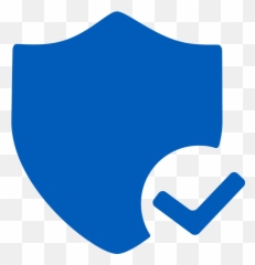 Download Solid Blue Icon Of A Shield - Shield With Check Mark Png,Blue Shield Png
