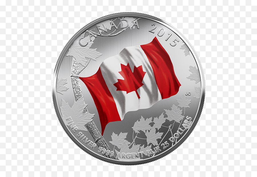 50th Anniversary Of The Canadian Flag - Moeda Da Bandeira Do Canada Png,Canadian Flag Transparent