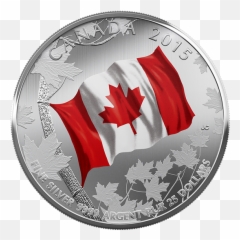 50th Anniversary Of The Canadian Flag - Moeda Da Bandeira Do Canada png