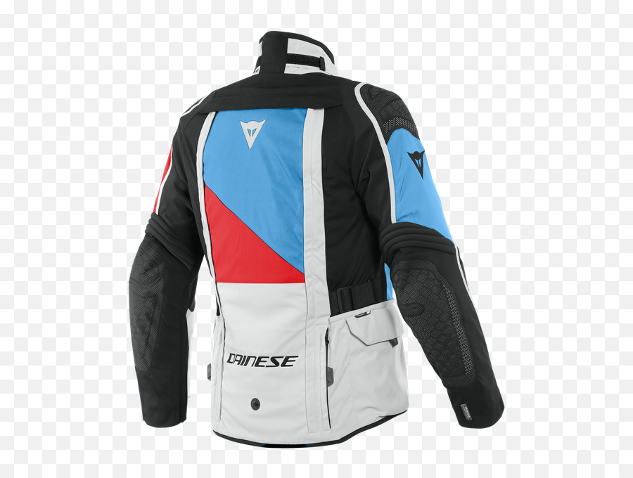 Dainese D - Explorer 2 Goretex Jacket Greyblueredblack 44 Dainese Explorer Jacket Png,Icon Leather Motorcycle Jackets