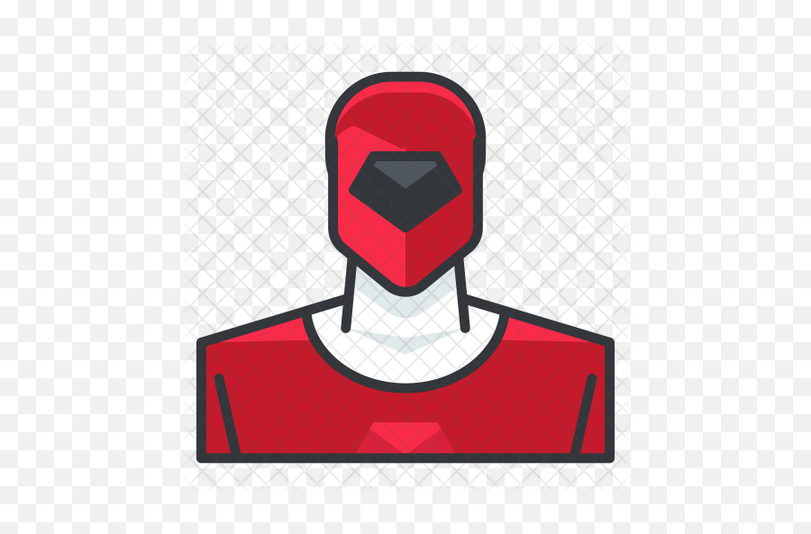Power Ranger Icon Of Colored Outline - Red Ranger Icon Png,Red Power Ranger Png