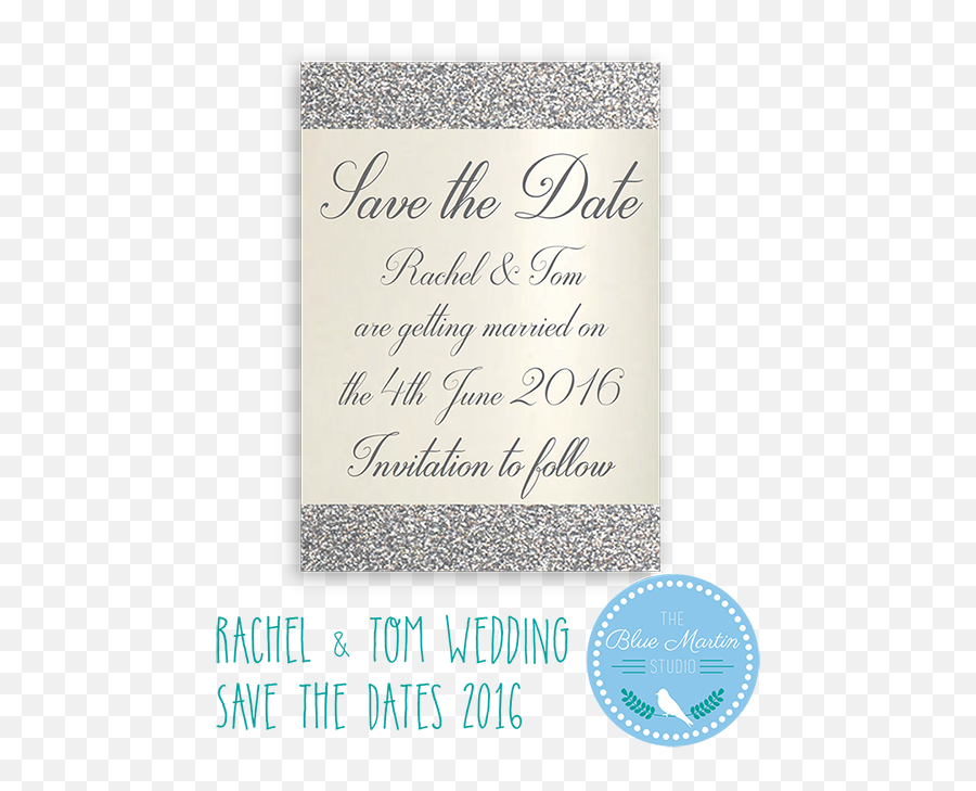 Wedding Invitations - Save The Dates U2014 The Blue Martin Studio Calligraphy Png,Save The Date Png