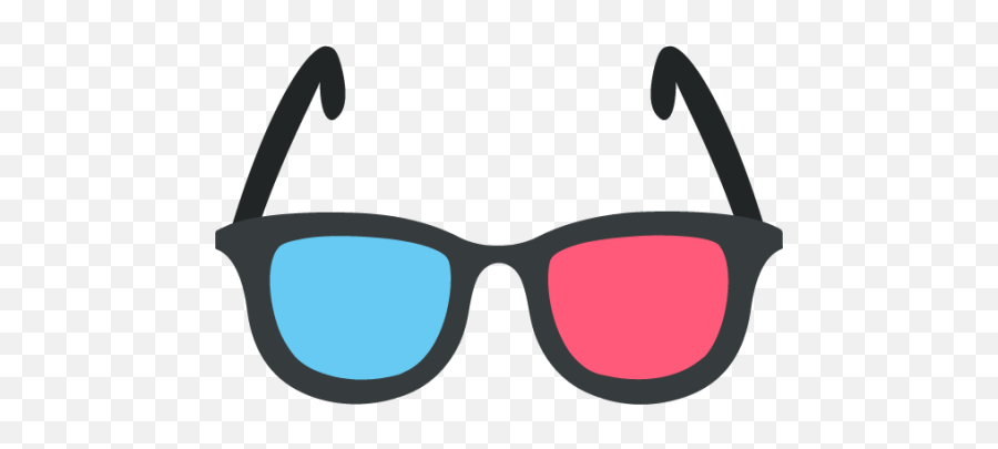 3d Glasses Emoji - Full Rim Png,3d Glasses Icon
