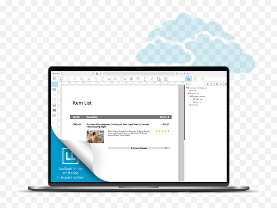 Web U0026 Cloud Reporting For Aspnet Mvc Core With List Label - Vertical Png,Report Builder Icon Image