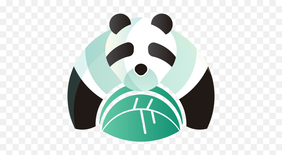 Panda Bear Eating Logo Transparent Png U0026 Svg Vector - Soft,Panda Bear Icon