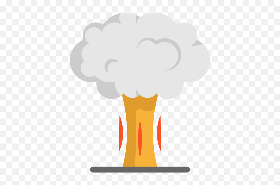 Bomb Explosive Miscellaneous Nuclear Explosion Icon - Explosion Flat Png,Nuclear Bomb Png