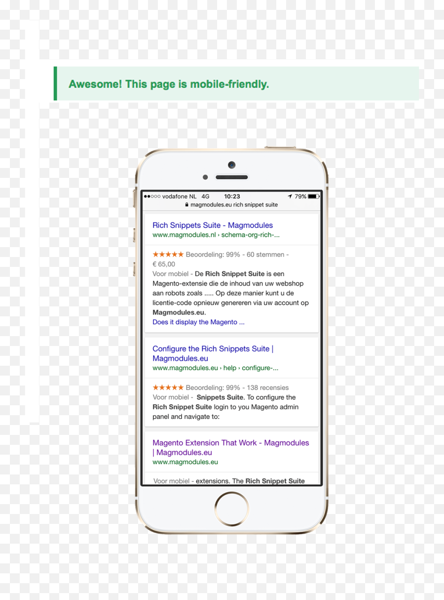 Magmodules - Check The Magento 2 Google Friendliness For Mobile Iphone Png,Friendly Work Icon