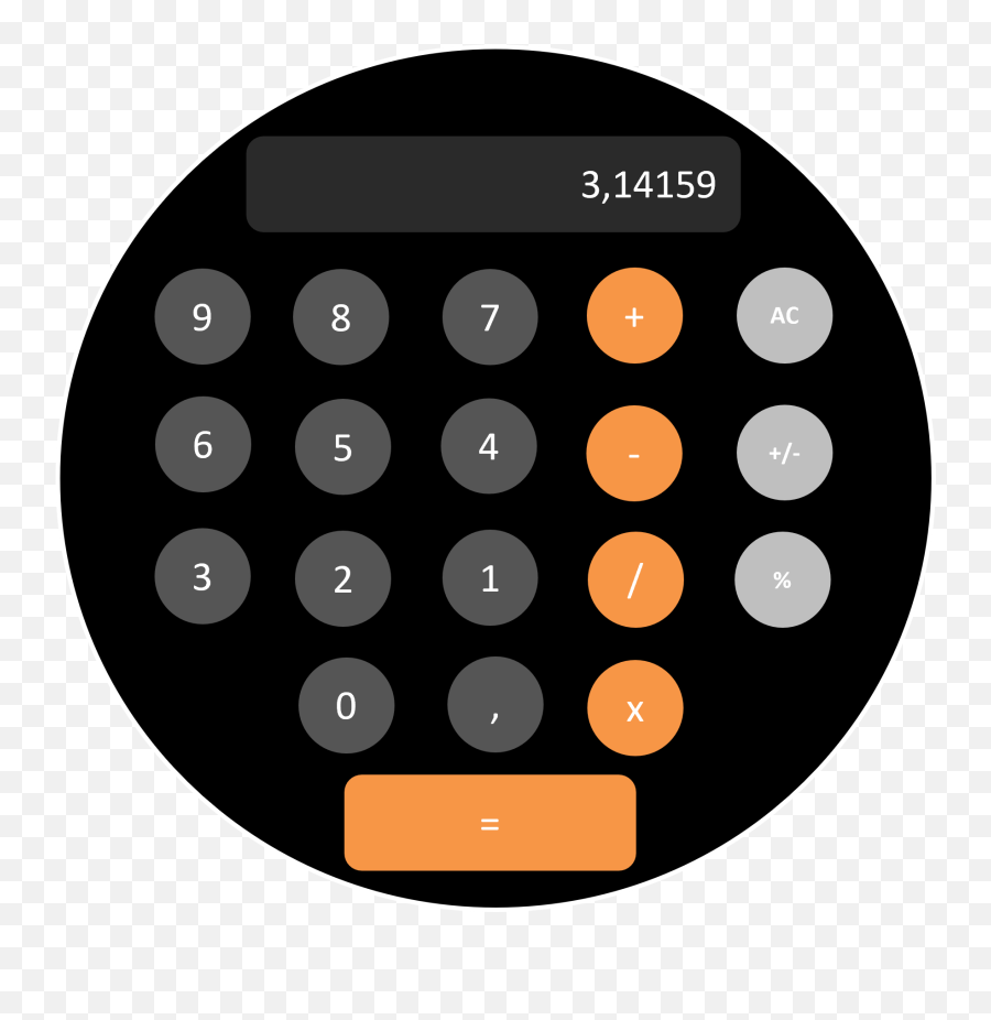 Procalculator V1x Garmin Connect Iq - Hungarian Parliament Building Png,Iphone Calculator Icon