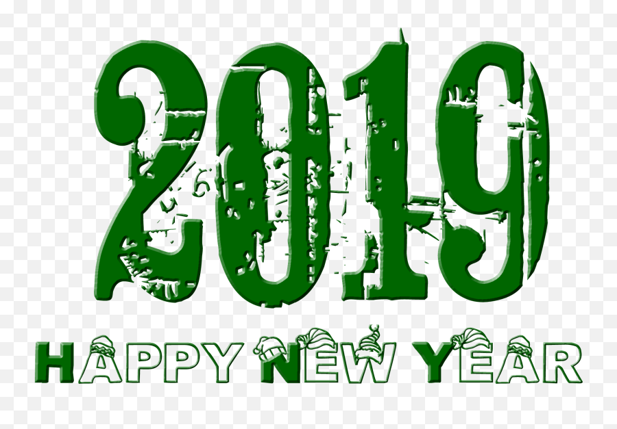2019 Transparent Png Happy New Year - Calligraphy,New Year Logo Images