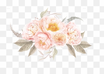 Vintage Flower Clipart Transparent - Watercolor Floral Png