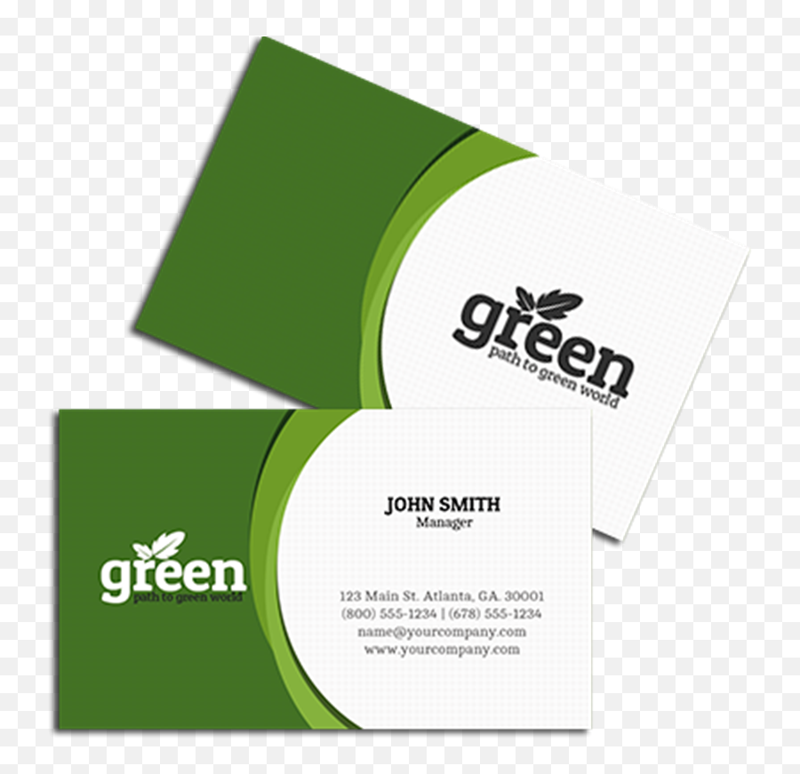 Business Cardsbannerscanvas Printsprintsouthmediacom - Business Card Green Png,Business Cards Png