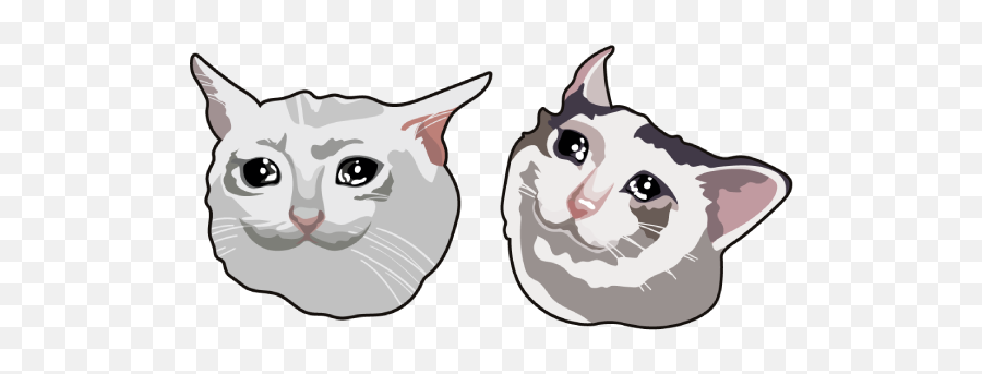 Crying Cats Cursor U2013 Custom Browser Extension - Cat Yawns Png,Knife Cat Meme Transparent