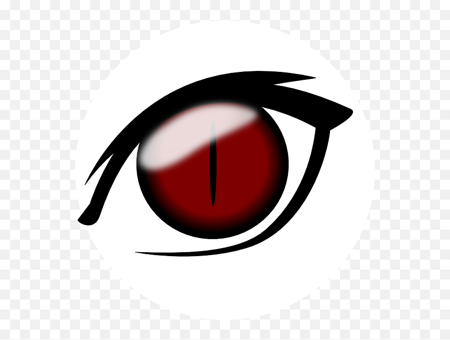 Anger Clipart Bloodshot Eye - Demon Eyes Transparent Red Eyes Png Anime,Eyes Transparent