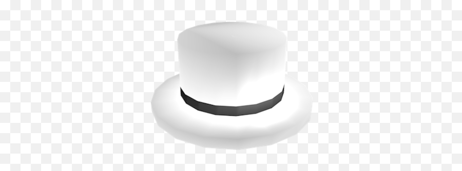 White Top Hat - Jj5x5s Top Hat Roblox Png,Top Hat Png