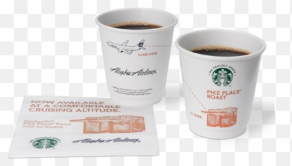 We Proudly Brew Starbucks Coffee - Hot Paper Cups png