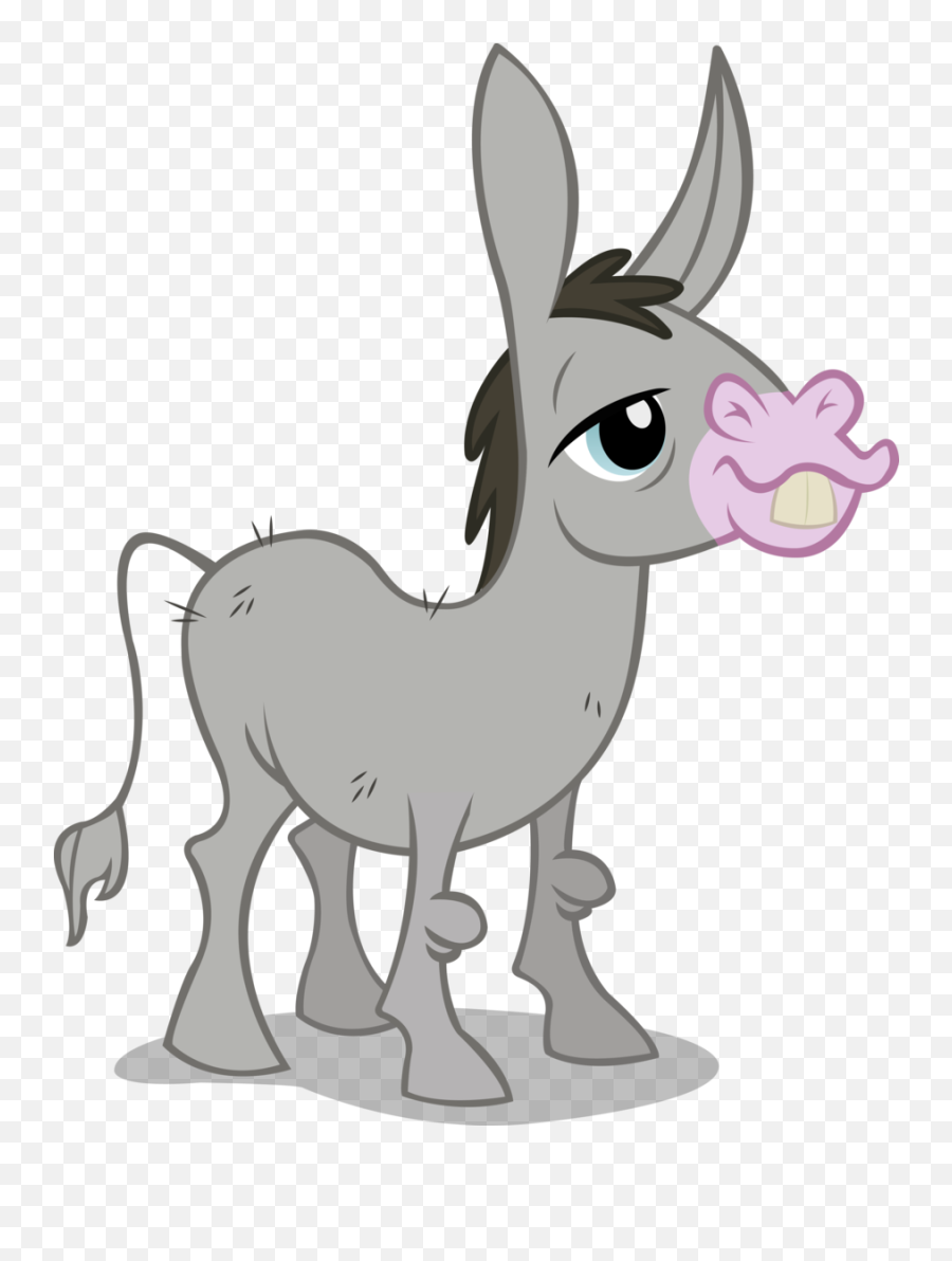 Mule Pony Applejack Horse Rainbow Dash - Mule Png,Donkey Png