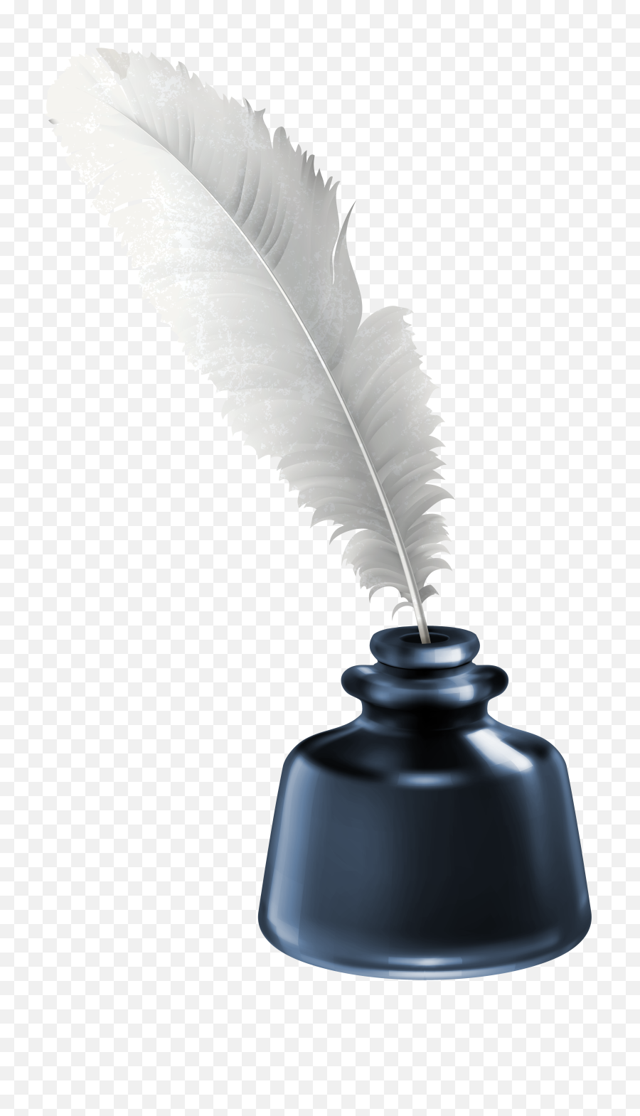 Ink Bottle And Feather Png Transparent - Ink Clipart Png,Ink Png
