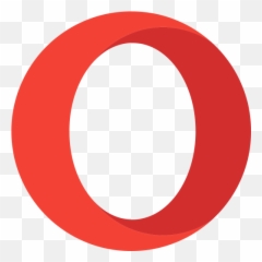 Opera Logo Icon Of Flat Style - Browser png