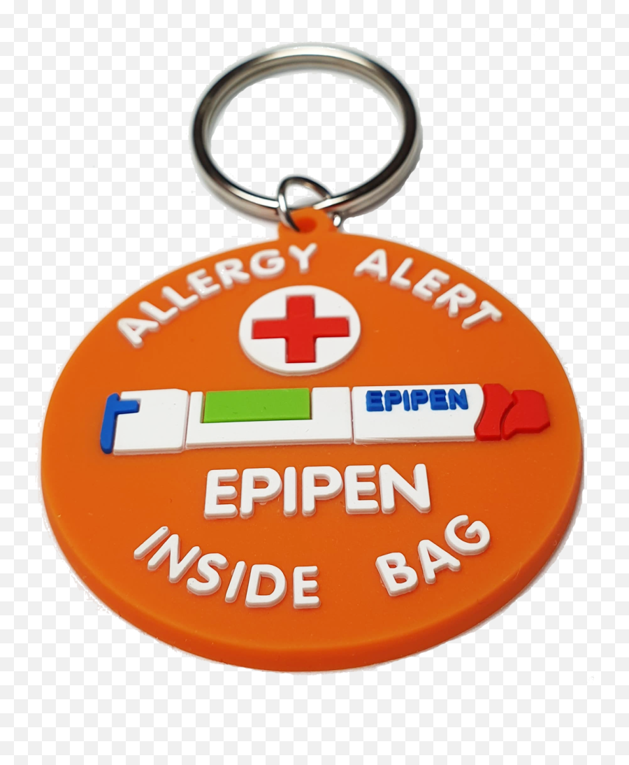 Epipen Red Cross - 3d Keyring Tag Keychain Png,Red Cross Out Png