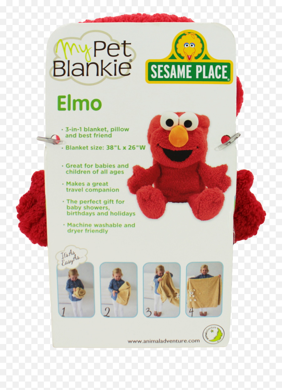 Sesame Streetu0027s Elmo My Pet Blankie Fleece - Plush Sesame Street Sign Png,Elmo Transparent Background