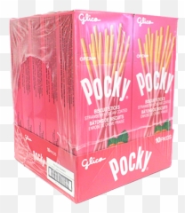 Pocky Pretzel Strawberry U2013 Afod Ltd - Carton Png,Pocky Png