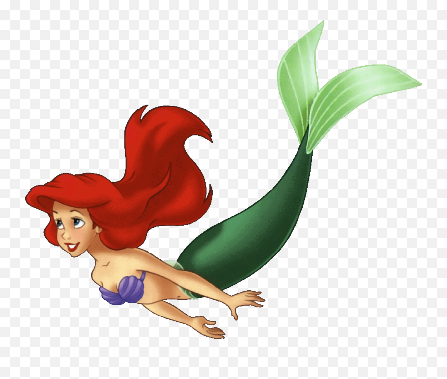 Download Disney Little Mermaid - Disney Little Mermaid Swimming Png,The Little Mermaid Png