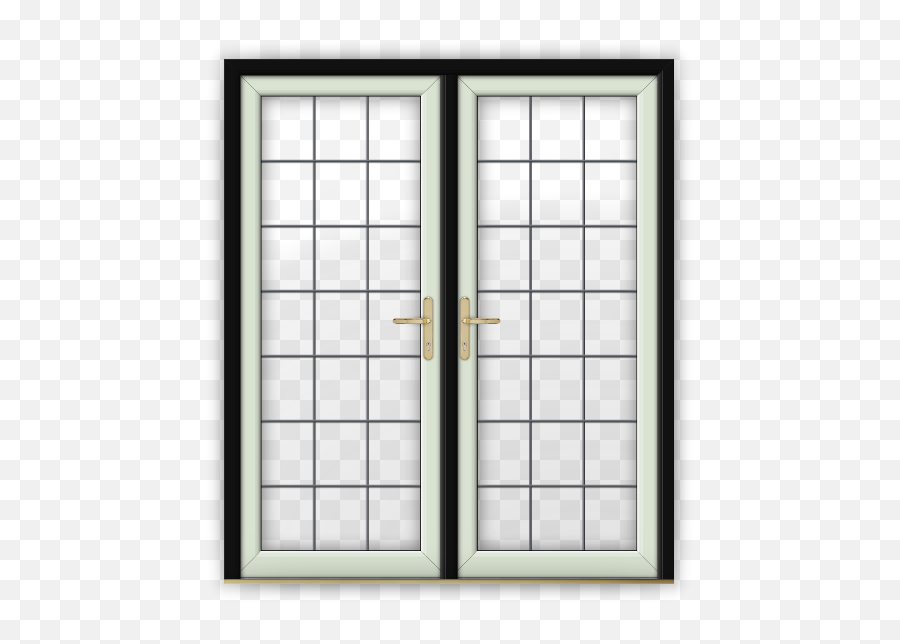Black And White French Doors - Shji Png,White Door Png