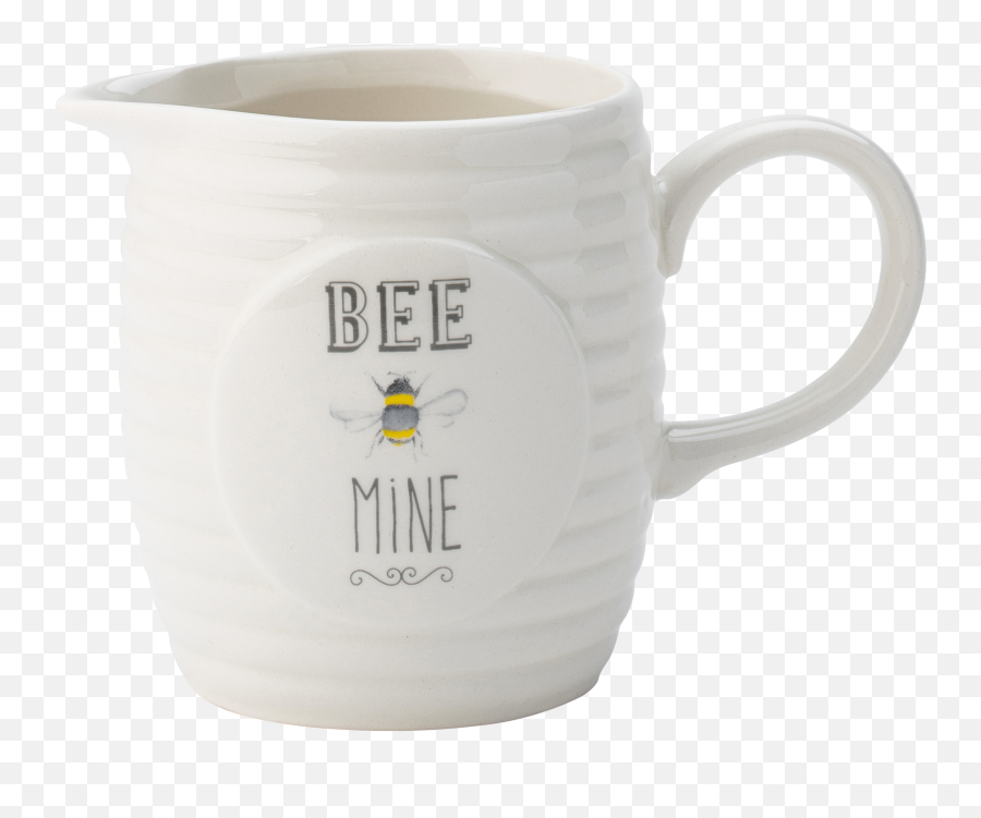 The English Tableware Company Bee Happy Milk Jug - Grüne Erde Geschirr Igel Png,Milk Jug Png