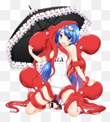 Hoshi No Girls Odyssey Bondage School Swimsuit Swimsuits - Cartoon Png,Tentacles Png