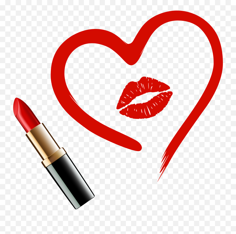 Lipstick Png - Heart Lipstick Png,Red Lipstick Png