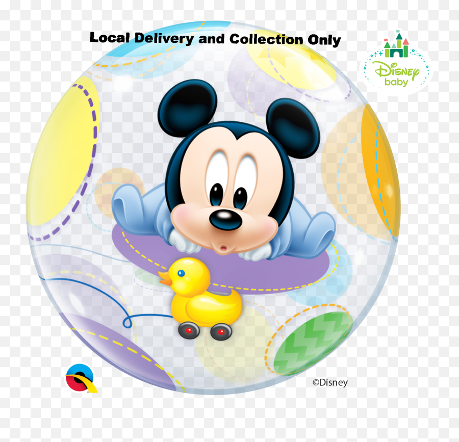Download Baby Mickey Mouse Bubble - Qualatex Baby Mickey Png,Baby Mickey Png