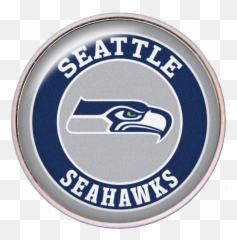 20mm Seattle Seahawks Nfl Football Logo Snap Charms Tropicaltrinkets - png