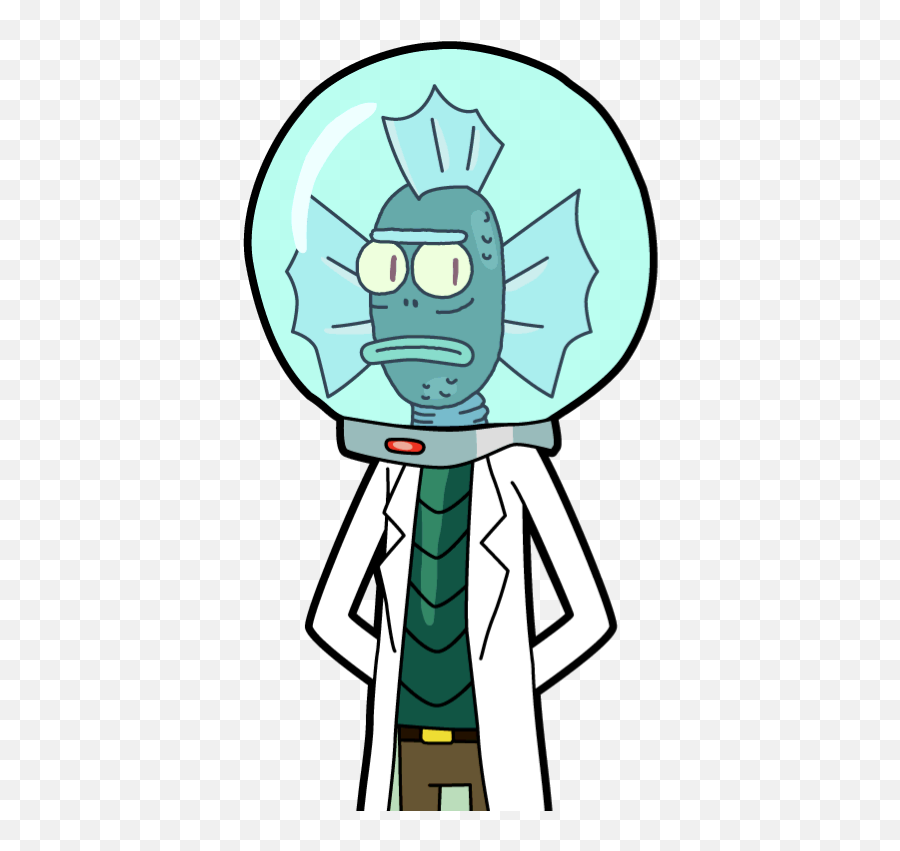 Download Rick And Morty Fish Hd Png - Uokplrs Pocket Mortys Aqua Rick,Rick And Morty Logo Png